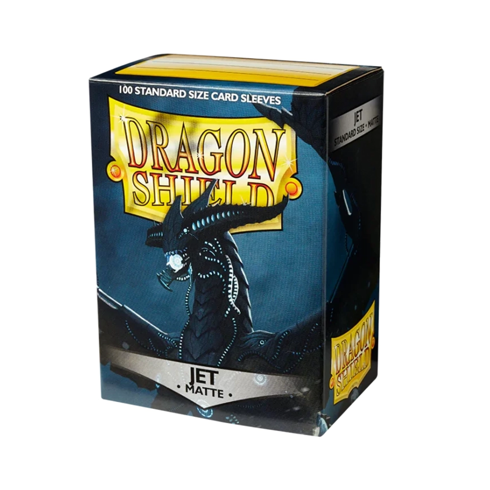 Dragon Shield Card Sleeves - Standard Size Matte (100) - Jet