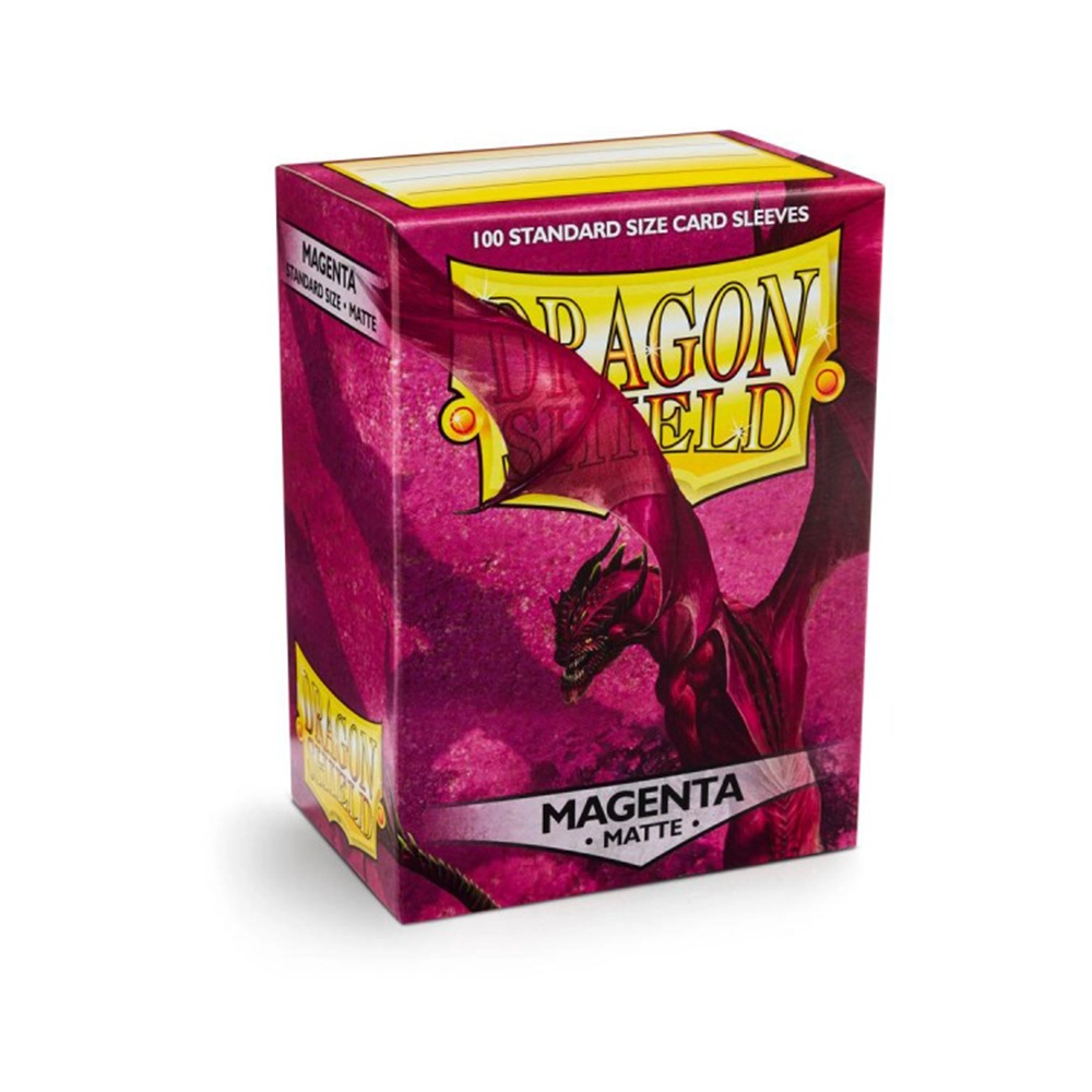 Dragon Shield Card Sleeves - Standard Size Matte (100) - Magenta