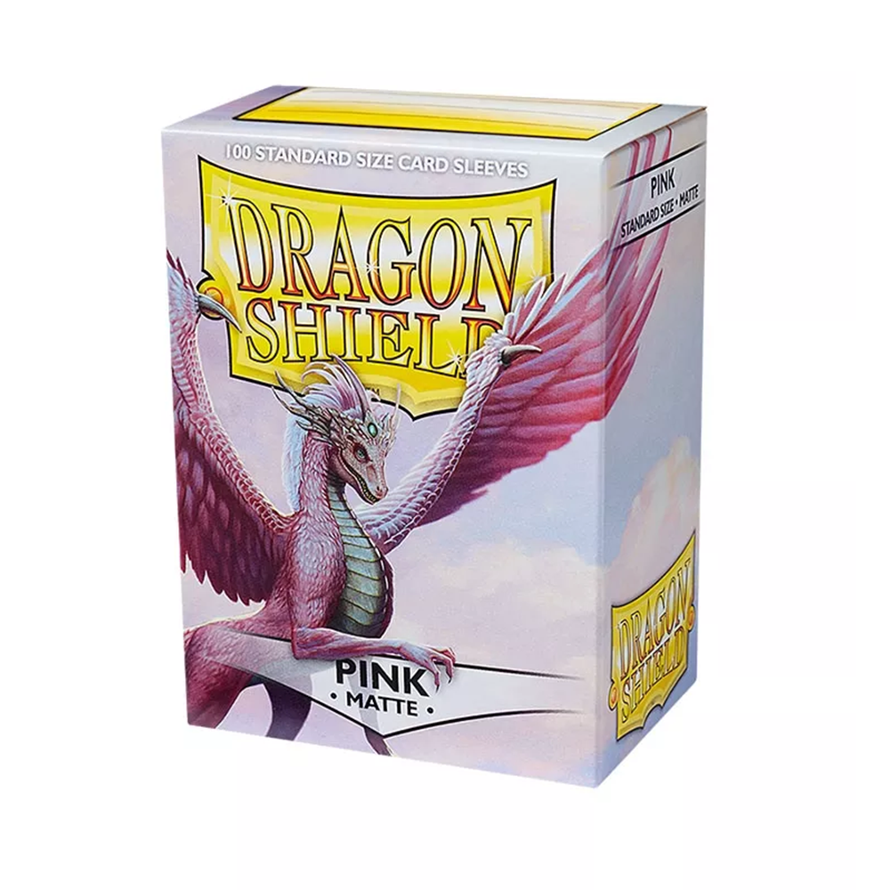 Dragon Shield Card Sleeves - Standard Size Matte (100) - Pink 0