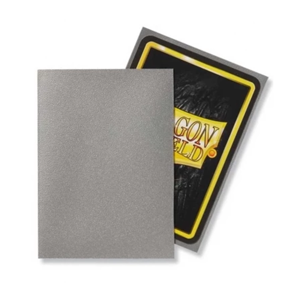 Dragon Shield Card Sleeves - Standard Size Matte (100) - Silver