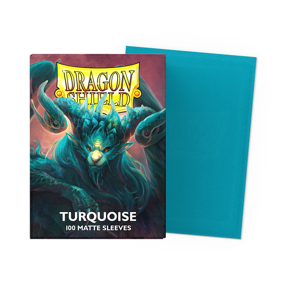 Dragon Shield Card Sleeves - Standard Size Matte (100) - Turquoise 1
