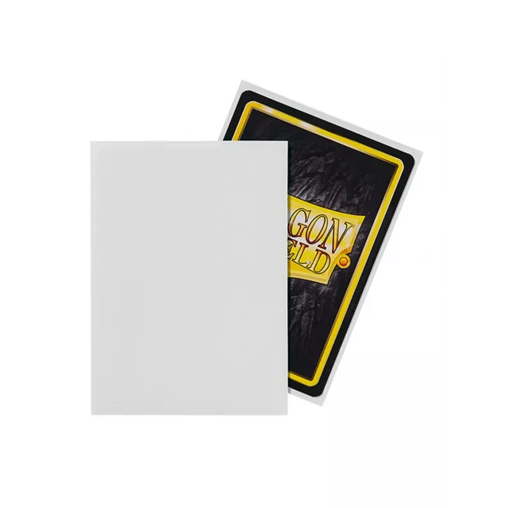 Dragon Shield Card Sleeves - Standard Size Matte (100) - White 1