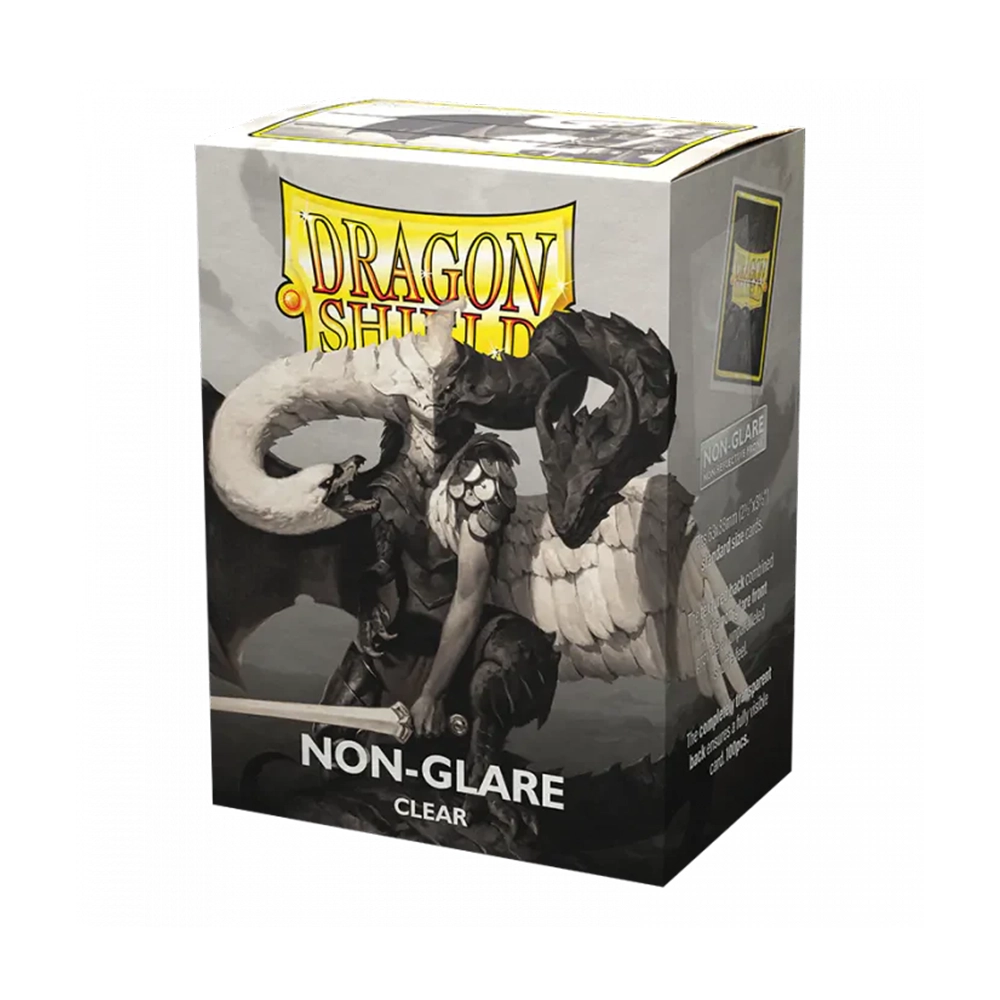 Dragon Shield Card Sleeves - Standard Size Matte Non-Glare (100) - Clear