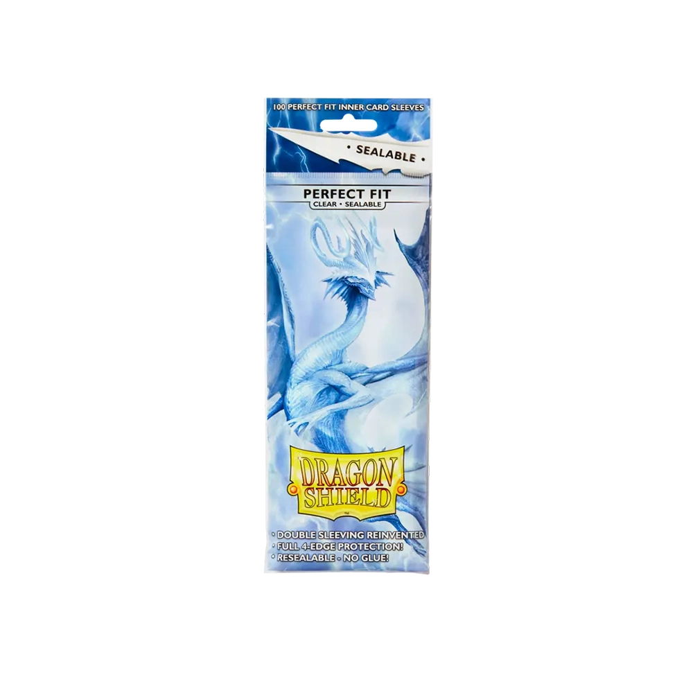 Dragon Shield Standard Sealable Perfect Fit Sleeves (Clear)