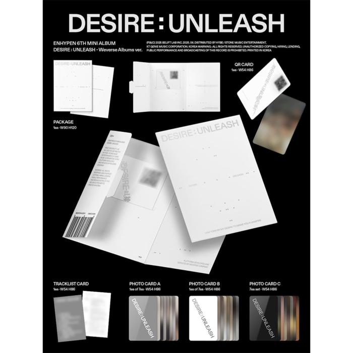 ENHYPEN - DESIRE: UNLEASH (WEVERSE ALBUMS VER)