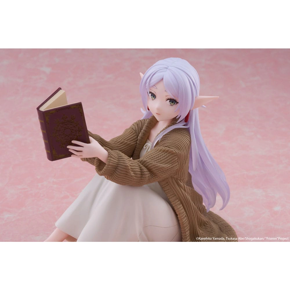 Frieren: Beyond Journey's End PVC Statue Desktop Cute Figure Frieren Roomwear Ver 13 cm