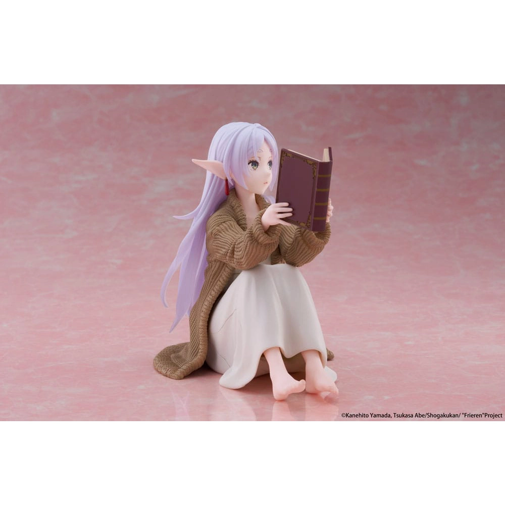 Frieren: Beyond Journey's End PVC Statue Desktop Cute Figure Frieren Roomwear Ver 13 cm 2