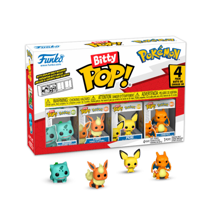 Funko Bitty POP! Games Pokémon Bulbasaur (4-Pack)