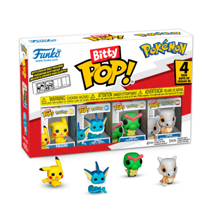 Funko Bitty POP! Games Pokémon Pikachu (4-Pack)