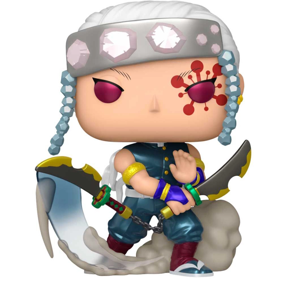 Funko POP! Animation Demon Slayer Tengen Uzui (Metallic & Limited Chase Edition) #1533 1