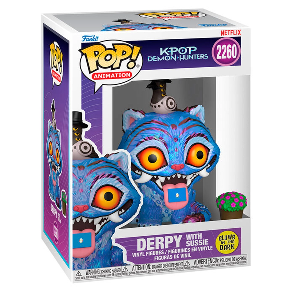 Funko POP! Animation K-Pop Demon Hunters Derpy with Sussie (Glows in the Dark) #2260