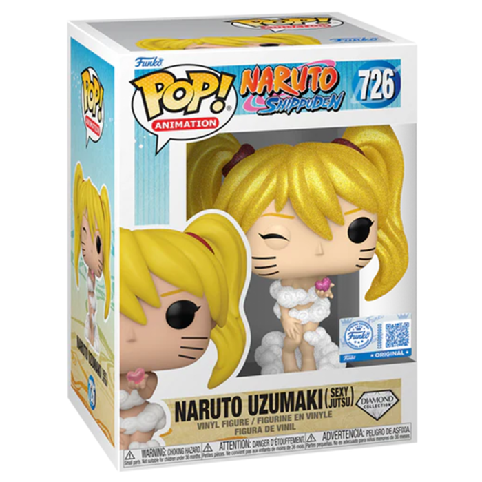 Funko POP! Animation Naruto Shippuden - Naruto Uzumaki (Sexy Jutsu) #726 (Diamond Glitter) Special Edition