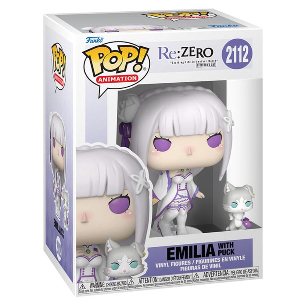 Funko POP! Animation Re:ZERO Starting Life in Another World Emilia with Puck #2112