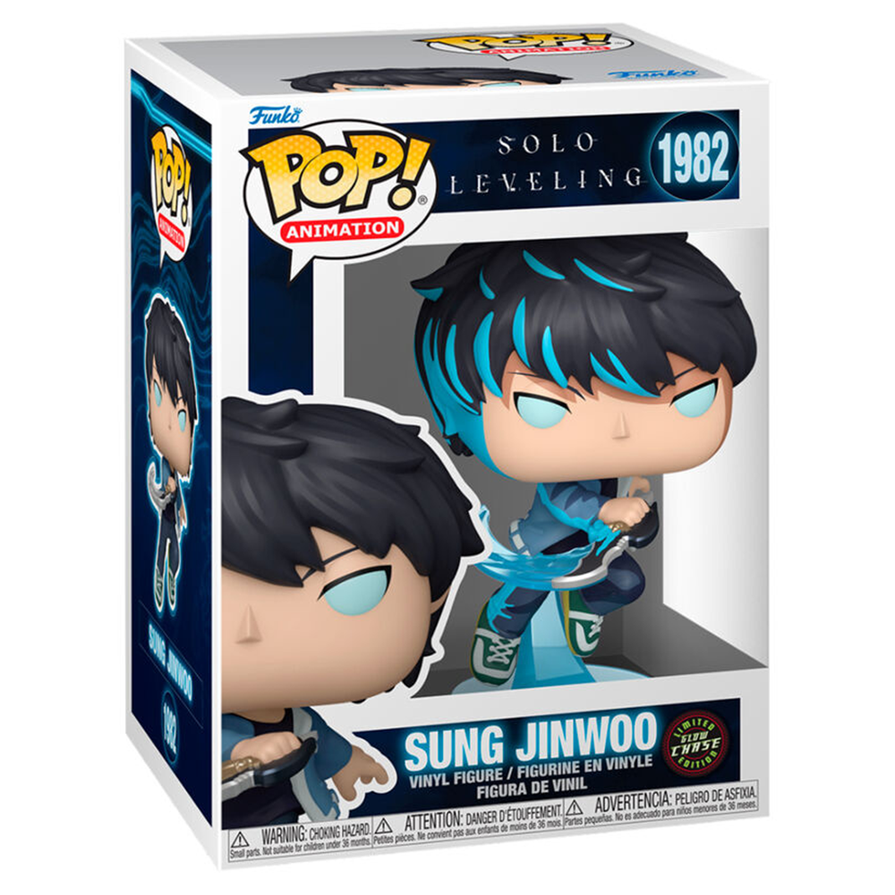 Funko POP! Animation Solo Leveling - Sung Jinwoo (CHASE Glows in the Dark) #1982 0