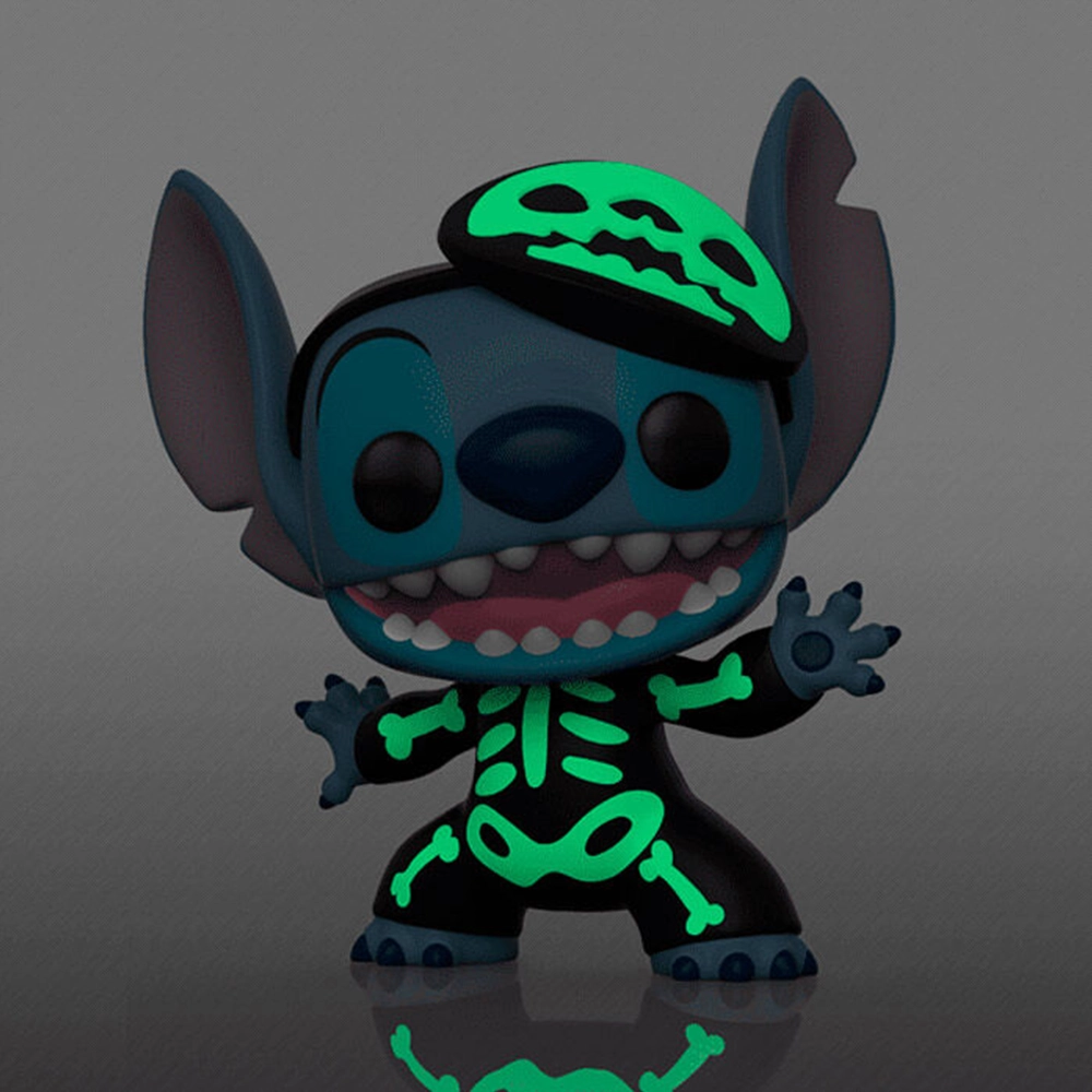 Funko POP! Disney Lilo & Stitch - Skeleton Stitch (Glow Chase & Limited Edition) #1234
