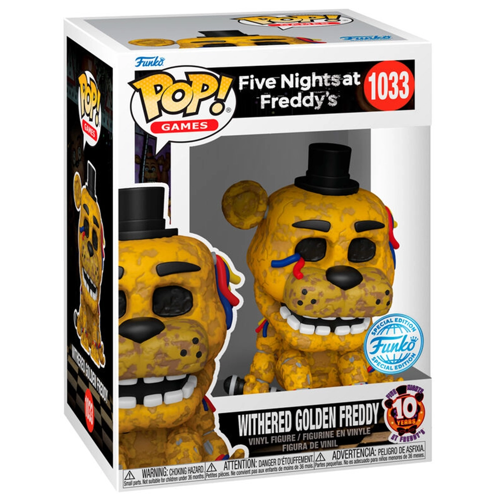 Funko POP! Games Five Nights At Freddy's Withered Golden Freddy #1033 (Special Edition) 0