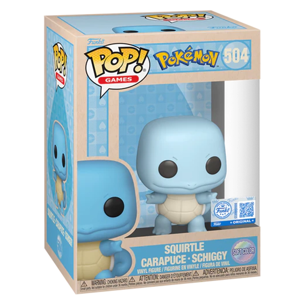 Funko POP! Games Pokémon Squirtle (Soft Color) Special Edition #504 0