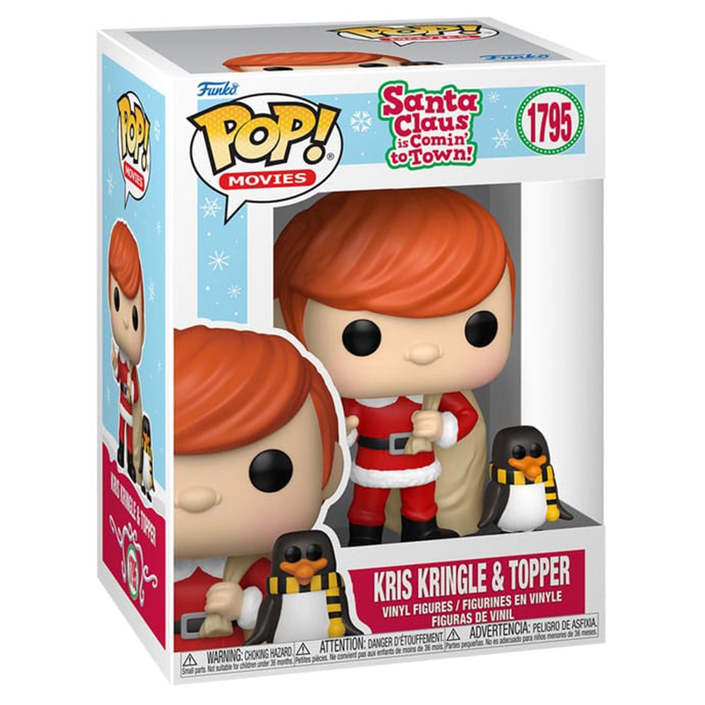 Funko POP! Movies Santa Claus is Comin' to Town Kris Kringle & Topper #1795