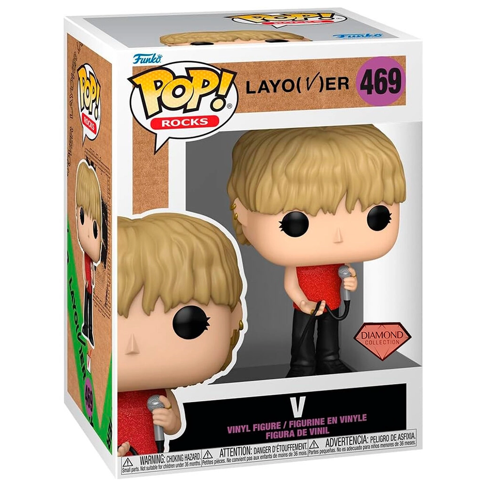 Funko POP! Rocks BTS Layover V (Diamond Collection) #469