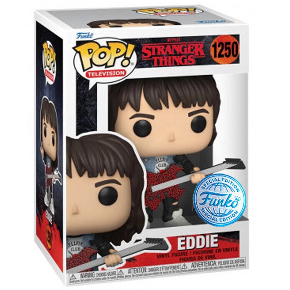 Funko POP! Television Stranger Things Eddie with Guitar #1250 (Special Edition) 0