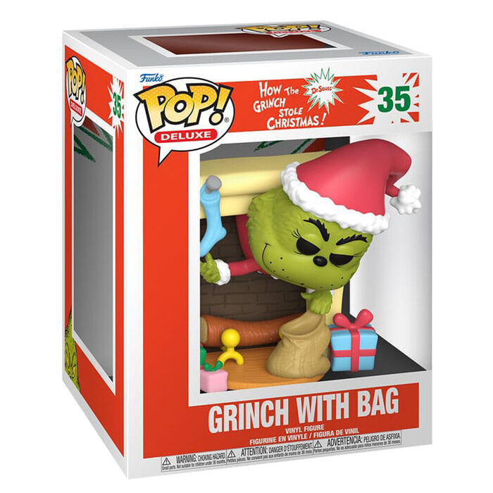 Funko POP! Deluxe Books How The Grinch Stole Christmas - Grinch with Bag #35