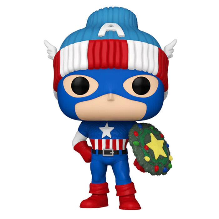 Funko POP! Marvel - Holiday Captain America #1438