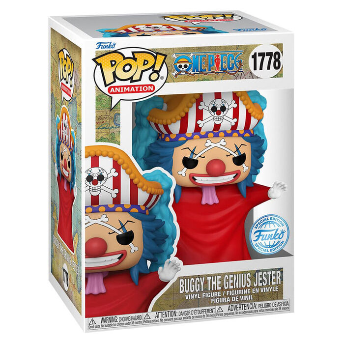Funko POP! Animation One Piece Buggy The Genius Jester (Post Time-Skip) Special Edition #1778