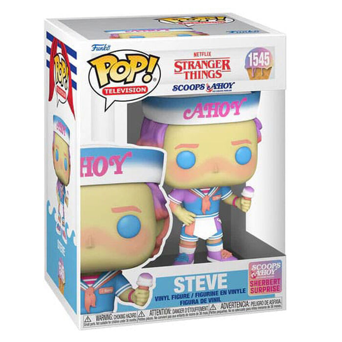 Funko POP! Television Stranger Things Steve (Scoops Ahoy) #1545