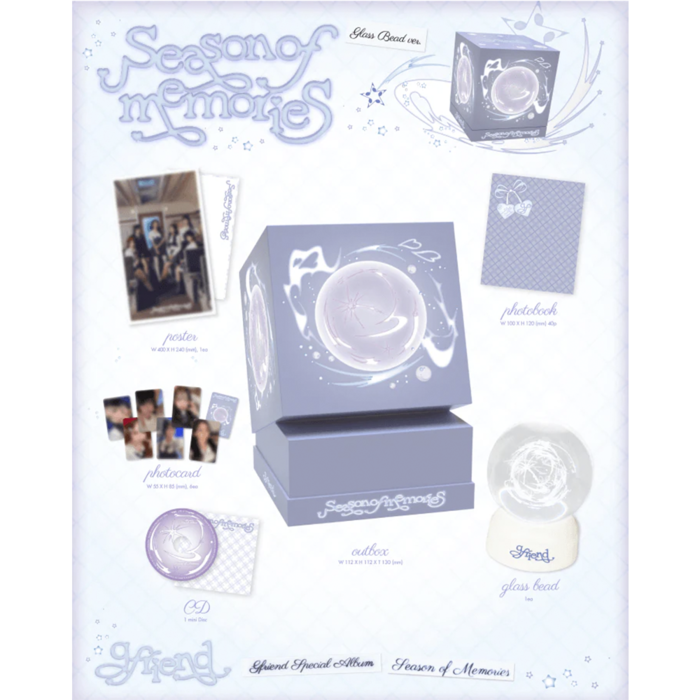 GFRIEND SPECIAL ALBUM SEASON OF MEMORIES (GLASS BEAD VER) + WEVERSE GIFT