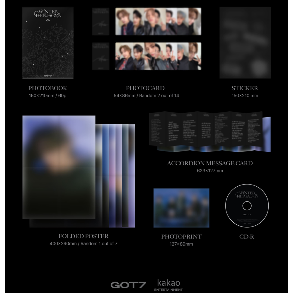 GOT7 13TH MINI ALBUM WINTER HEPTAGON 4