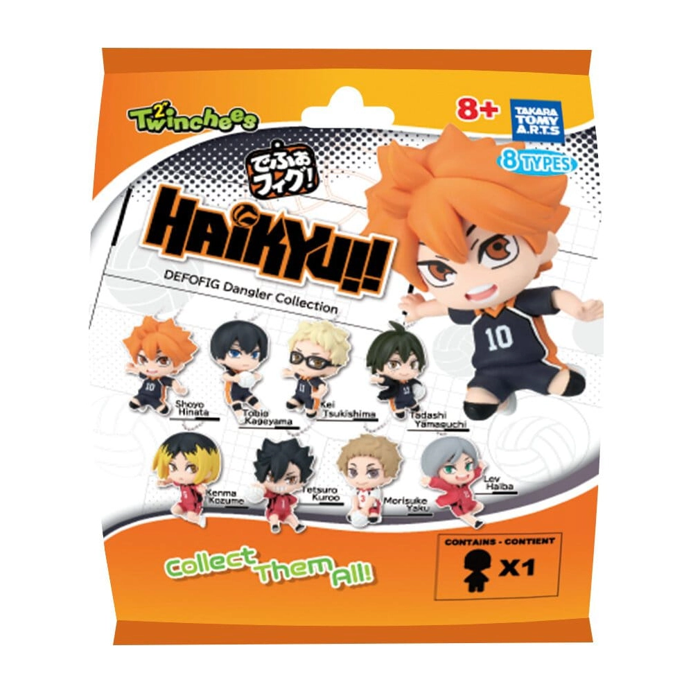 Haikyu!! Twinchees Dangler Mini Figures Defofig! 5 cm Blind Pack 0