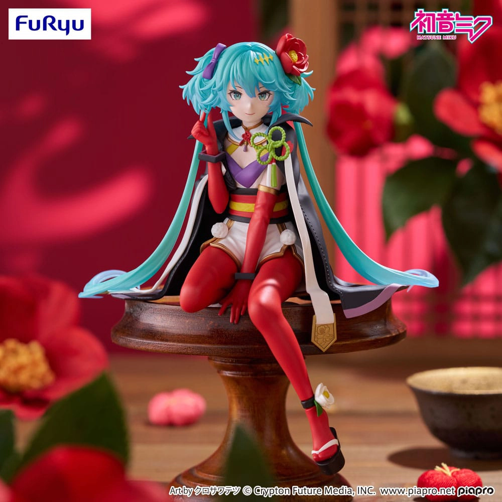 Hatsune Miku Noodle Stopper PVC Statue Flower Fairy Camellia 15 cm 0