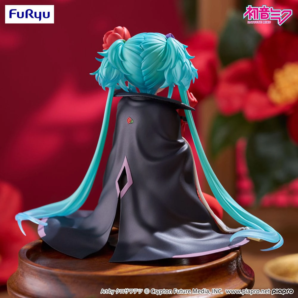 Hatsune Miku Noodle Stopper PVC Statue Flower Fairy Camellia 15 cm 4