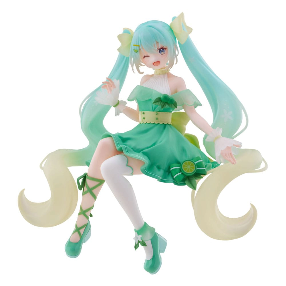 Hatsune Miku Noodle Stopper PVC Statue Hatsune Miku Lime Ver 14 cm 0