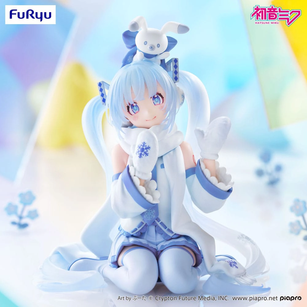 Hatsune Miku Noodle Stopper PVC Statue Snow Miku Sky Town 10th Ver 10 cm 0