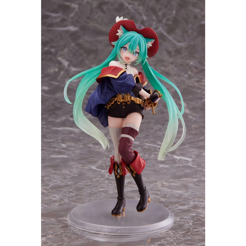 Hatsune Miku PVC Statue Hatsune Miku Wonderland Puss in Boots 18 cm 0