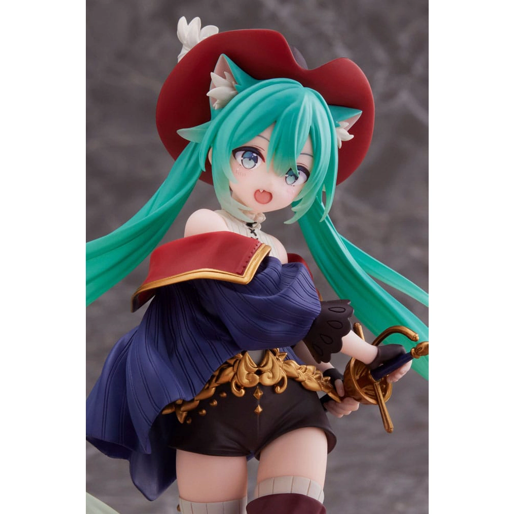 Hatsune Miku PVC Statue Hatsune Miku Wonderland Puss in Boots 18 cm
