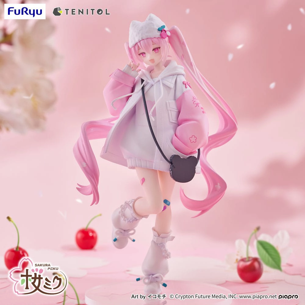Hatsune Miku Tenitol PVC Statue Sakura Miku Cool style [petit] 19 cm 0