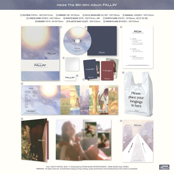 HEIZE - FALLIN (THE 9TH MINI ALBUM)