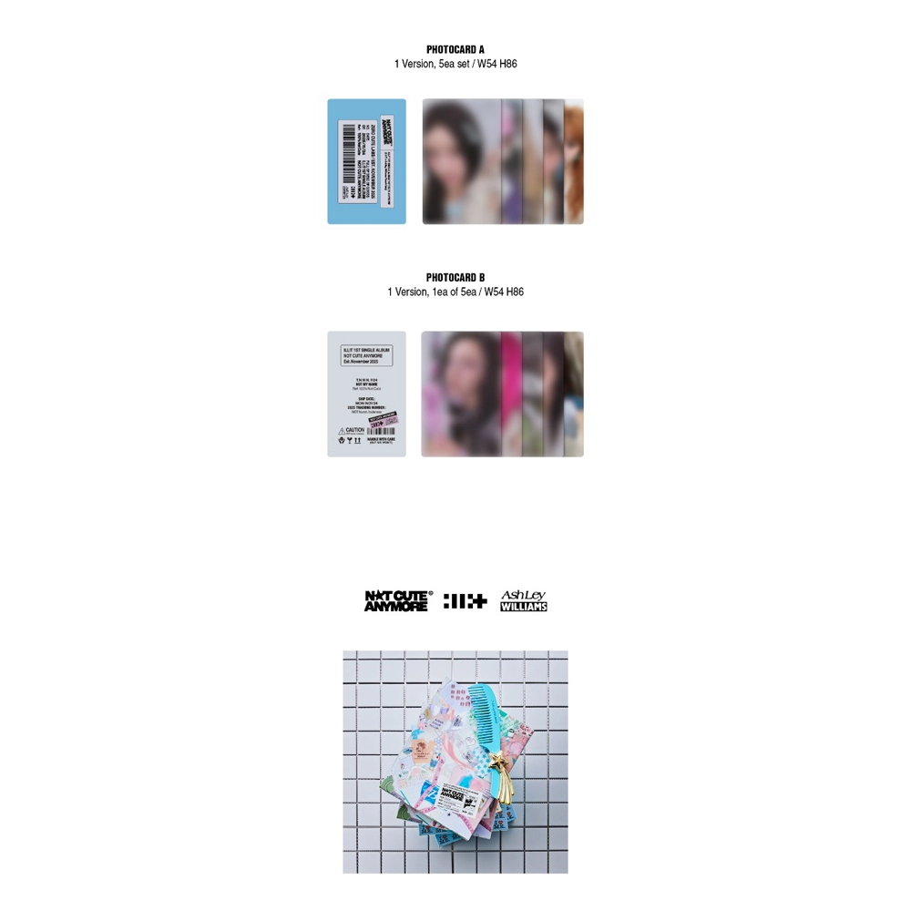 ILLIT - NOT CUTE ANYMORE (ILLIT X ASHLEY WILLIAMS POUCH VER) 4