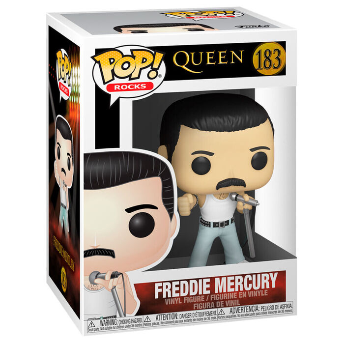 Funko POP! Rocks Queen Freddie Mercury (Radio Gaga) #183