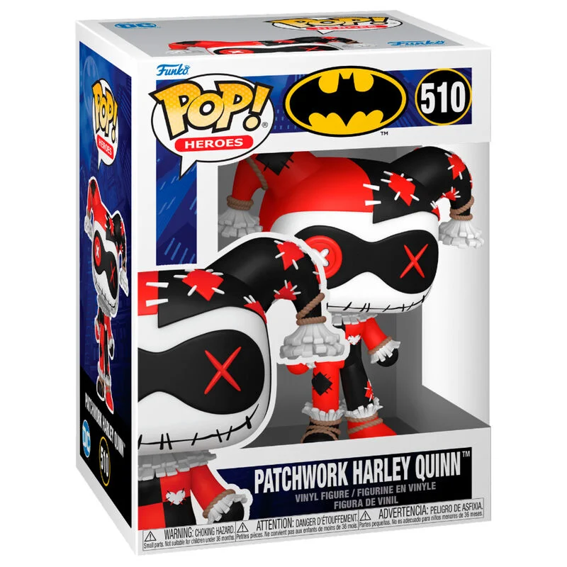 Funko POP! Heroes: DC Comics Batman Patchwork Harley Quinn #510