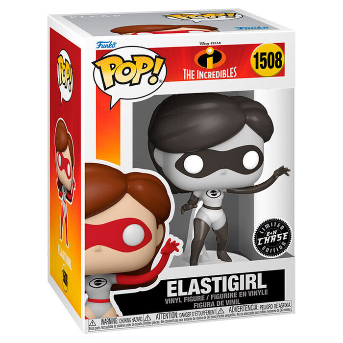 Funko POP! Disney The Incredibles 20th Anniversary - Elastigirl (B&W Chase Limited Edition) #1508