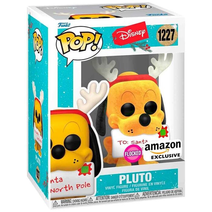 Funko POP! Disney Holiday Pluto (Flocked) Exclusive #1227