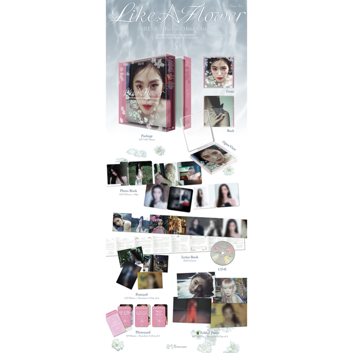 IRENE 1ST MINI ALBUM LIKE A FLOWER (CASE VER)