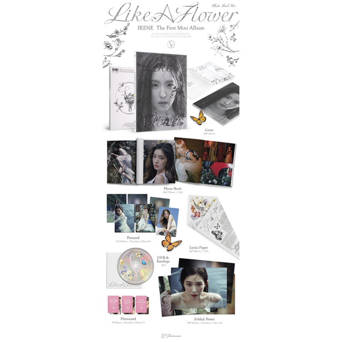 IRENE 1ST MINI ALBUM LIKE A FLOWER (PHOTOBOOK VER)