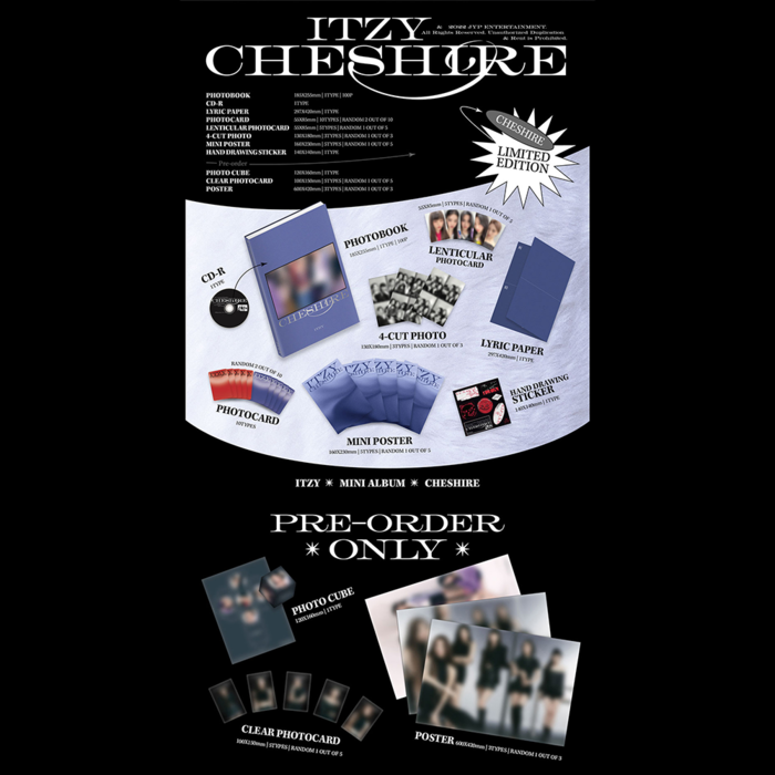 ITZY - 6th MINI ALBUM CHESHIRE (Limited Edition)