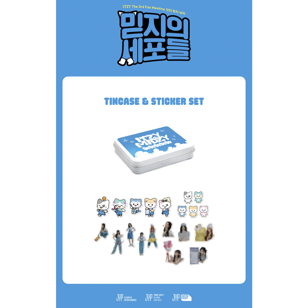ITZY - ITZY X TWINZY OFFICIAL TINCASE & STICKER SET 1