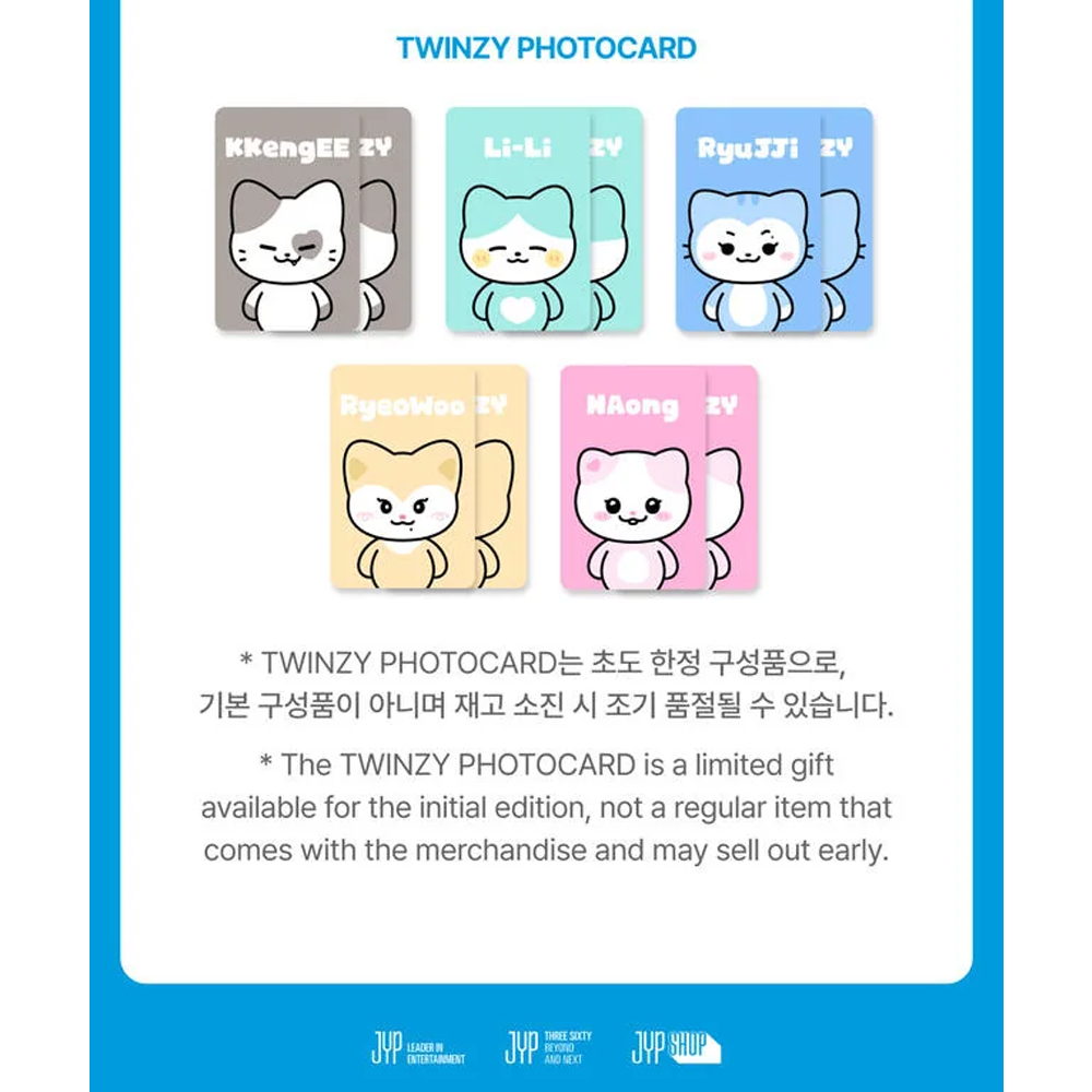 ITZY - ITZY X TWINZY OFFICIAL TWINZY PLUSH ORIGINAL VER