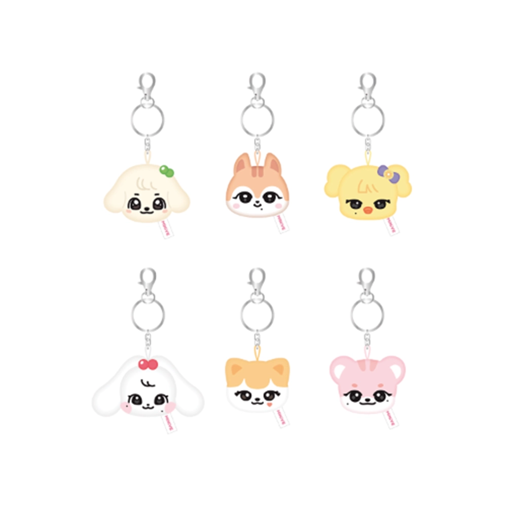 IVE - MINI FACE KEYRING (WELCOME TO MINIVE SCHOOL OFFICIAL MD) 0